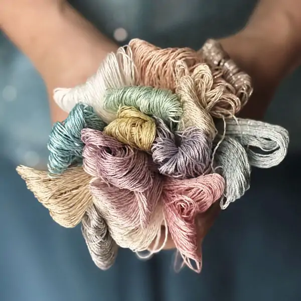 Filati Lamé per Sashiko di Olympus selezione di matassine lamé per Sashiko