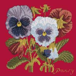 Elizabeth Bradley, Botanical Garden, PANSY - 16x16 pollici Elizabeth Bradley - 4