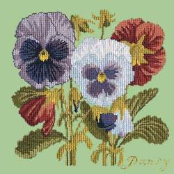 Elizabeth Bradley, Botanical Garden, PANSY - 16x16 pollici Elizabeth Bradley - 9