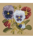 Elizabeth Bradley, Botanical Garden, PANSY - 16x16 pollici Elizabeth Bradley - 17