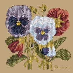 Elizabeth Bradley, Botanical Garden, PANSY - 16x16 pollici Elizabeth Bradley - 17