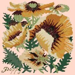 Elizabeth Bradley, Botanical Garden, YELLOW POPPY - 16x16 pollici Elizabeth Bradley - 3