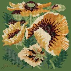 Elizabeth Bradley, Botanical Garden, YELLOW POPPY - 16x16 pollici Elizabeth Bradley - 6