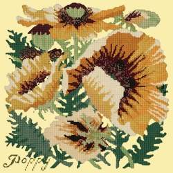 Elizabeth Bradley, Botanical Garden, YELLOW POPPY - 16x16 pollici Elizabeth Bradley - 10