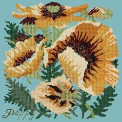 Elizabeth Bradley, Botanical Garden, YELLOW POPPY - 16x16 pollici Elizabeth Bradley - 15