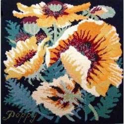 Elizabeth Bradley, Botanical Garden, YELLOW POPPY - 16x16 pollici Elizabeth Bradley - 18