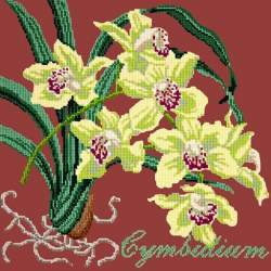 Elizabeth Bradley, Exotics, CYMBIDIUM ORCHID - 16x16 pollici Elizabeth Bradley - 5