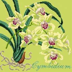 Elizabeth Bradley, Exotics, CYMBIDIUM ORCHID - 16x16 pollici Elizabeth Bradley - 8