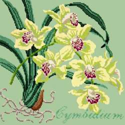 Elizabeth Bradley, Exotics, CYMBIDIUM ORCHID - 16x16 pollici Elizabeth Bradley - 9