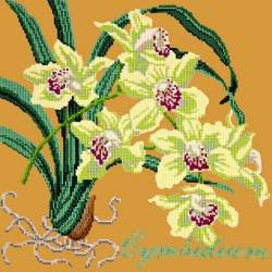 Elizabeth Bradley, Exotics, CYMBIDIUM ORCHID - 16x16 pollici Elizabeth Bradley - 13