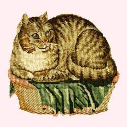 Elizabeth Bradley, Victorian Animals, CONTENTED CAT - 16x16 pollici Elizabeth Bradley - 6