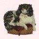 Elizabeth Bradley, Victorian Animals, KING CHARLES SPANIEL - 16x16 pollici Elizabeth Bradley - 6