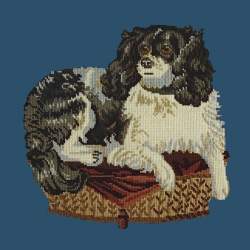 Elizabeth Bradley, Victorian Animals, KING CHARLES SPANIEL - 16x16 pollici Elizabeth Bradley - 9