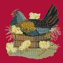 Elizabeth Bradley, Victorian Animals, MOTHER HEN - 16x16 pollici Elizabeth Bradley - 4