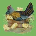 Elizabeth Bradley, Victorian Animals, MOTHER HEN - 16x16 pollici Elizabeth Bradley - 7