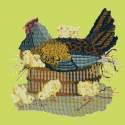 Elizabeth Bradley, Victorian Animals, MOTHER HEN - 16x16 pollici Elizabeth Bradley - 8