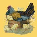 Elizabeth Bradley, Victorian Animals, MOTHER HEN - 16x16 pollici Elizabeth Bradley - 11