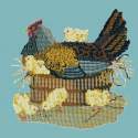 Elizabeth Bradley, Victorian Animals, MOTHER HEN - 16x16 pollici Elizabeth Bradley - 15