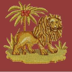 Elizabeth Bradley, Victorian Animals, THE LION - 16x16 pollici Elizabeth Bradley - 3