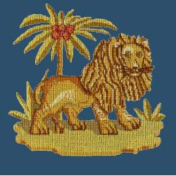 Elizabeth Bradley, Victorian Animals, THE LION - 16x16 pollici Elizabeth Bradley - 9