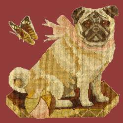 Elizabeth Bradley, Victorian Animals, TOBY THE PUG - 16x16 pollici Elizabeth Bradley - 3