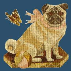 Elizabeth Bradley, Victorian Animals, TOBY THE PUG - 16x16 pollici Elizabeth Bradley - 9