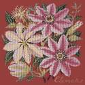 Elizabeth Bradley, Climbing Flower, CLEMATIS - 16x16 pollici Elizabeth Bradley - 5