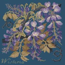 Elizabeth Bradley, Climbing Flower, WISTERIA - 16x16 pollici Elizabeth Bradley - 17