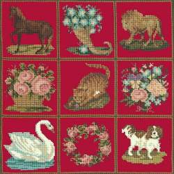 Elizabeth Bradley, Decorative Victorian, PATCHWORK PIECES - 16x16 pollici Elizabeth Bradley - 4