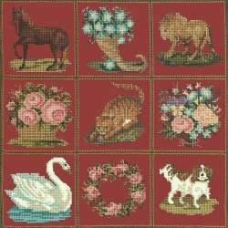 Elizabeth Bradley, Decorative Victorian, PATCHWORK PIECES - 16x16 pollici Elizabeth Bradley - 5