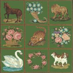 Elizabeth Bradley, Decorative Victorian, PATCHWORK PIECES - 16x16 pollici Elizabeth Bradley - 6