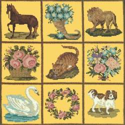 Elizabeth Bradley, Decorative Victorian, PATCHWORK PIECES - 16x16 pollici Elizabeth Bradley - 11