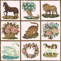 Elizabeth Bradley, Decorative Victorian, PATCHWORK PIECES - 16x16 pollici Elizabeth Bradley - 12