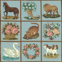 Elizabeth Bradley, Decorative Victorian, PATCHWORK PIECES - 16x16 pollici Elizabeth Bradley - 14