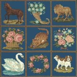 Elizabeth Bradley, Decorative Victorian, PATCHWORK PIECES - 16x16 pollici Elizabeth Bradley - 16