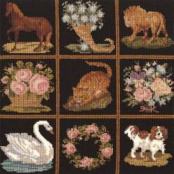 Elizabeth Bradley, Decorative Victorian, PATCHWORK PIECES - 16x16 pollici Elizabeth Bradley - 18