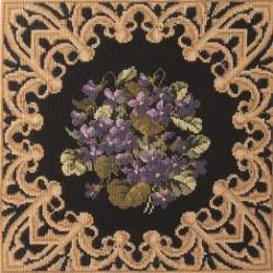 Elizabeth Bradley, Decorative Victorian, POSY OF VIOLETS - 16x16 pollici Elizabeth Bradley - 18