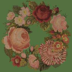 Elizabeth Bradley, Decorative Victorian, WREATH OF ROSES - 16x16 pollici Elizabeth Bradley - 6