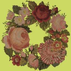 Elizabeth Bradley, Decorative Victorian, WREATH OF ROSES - 16x16 pollici Elizabeth Bradley - 8