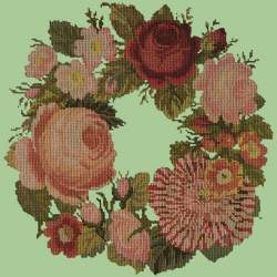 Elizabeth Bradley, Decorative Victorian, WREATH OF ROSES - 16x16 pollici Elizabeth Bradley - 9