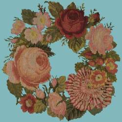 Elizabeth Bradley, Decorative Victorian, WREATH OF ROSES - 16x16 pollici Elizabeth Bradley - 15