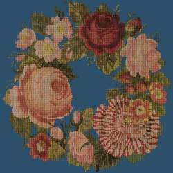 Elizabeth Bradley, Decorative Victorian, WREATH OF ROSES - 16x16 pollici Elizabeth Bradley - 16