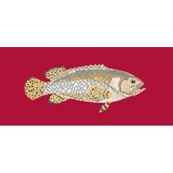 Elizabeth Bradley, The Fishes, BRINDLED GROUPER - 28x11 pollici Elizabeth Bradley - 4