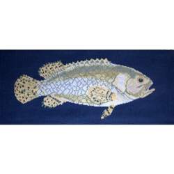 Elizabeth Bradley, The Fishes, BRINDLED GROUPER - 28x11 pollici Elizabeth Bradley - 16