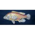 Elizabeth Bradley, The Fishes, VERMILION SEABASS - 28x11 pollici Elizabeth Bradley - 16