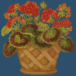 Elizabeth Bradley, Flower Pots, GERANIUM POT - 16x16 pollici Elizabeth Bradley - 16