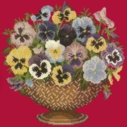 Elizabeth Bradley, Flower Pots, PANSY BOWL - 16x16 pollici Elizabeth Bradley - 4