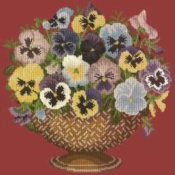 Elizabeth Bradley, Flower Pots, PANSY BOWL - 16x16 pollici Elizabeth Bradley - 5