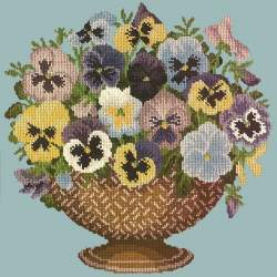 Elizabeth Bradley, Flower Pots, PANSY BOWL - 16x16 pollici Elizabeth Bradley - 14