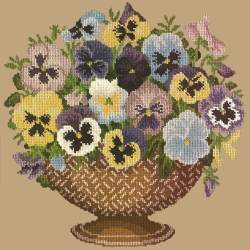 Elizabeth Bradley, Flower Pots, PANSY BOWL - 16x16 pollici Elizabeth Bradley - 17